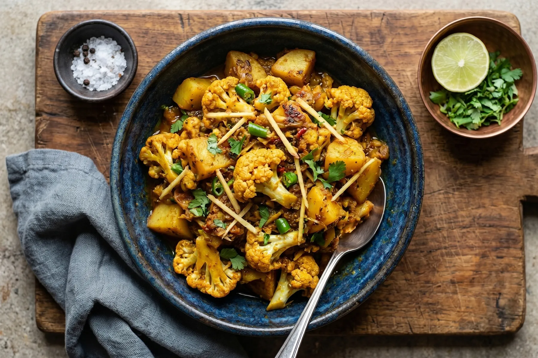 Aloo Gobhi Adraki